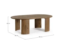 Tavolini>Bizzotto TAVOLINO IN LEGNO BROWN - ORLANDO