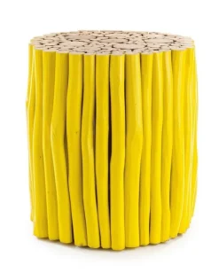 Tavolini>Bizzotto TAVOLINO IN LEGNO GIALLO- GUADALUPE