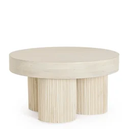 Tavolini>Bizzotto TAVOLINO IN LEGNO NATURALE D75 - DACCA