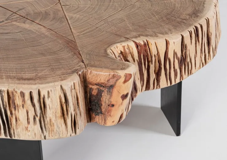 Tavolini>Bizzotto TAVOLINO IN LEGNO NATURAL - KEVAL