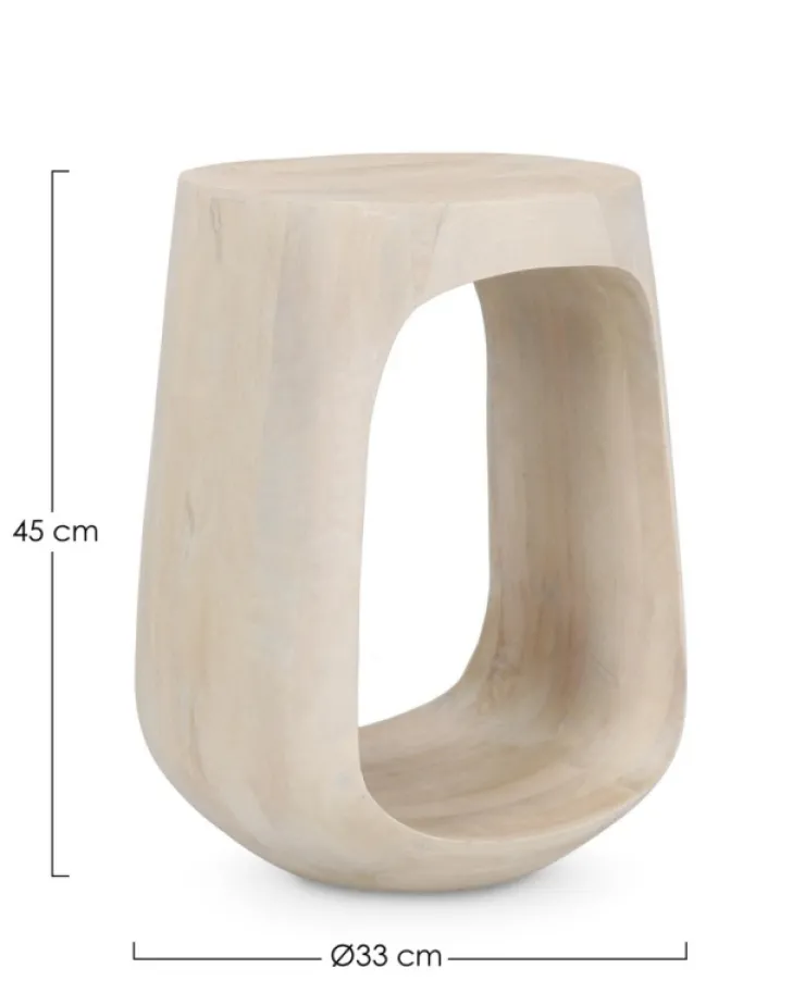 Tavolini>Bizzotto TAVOLINO IN LEGNO NATURALE - LOPEZ