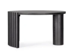 Tavolini>Bizzotto TAVOLINO IN LEGNO NERO D80 - ORISSA