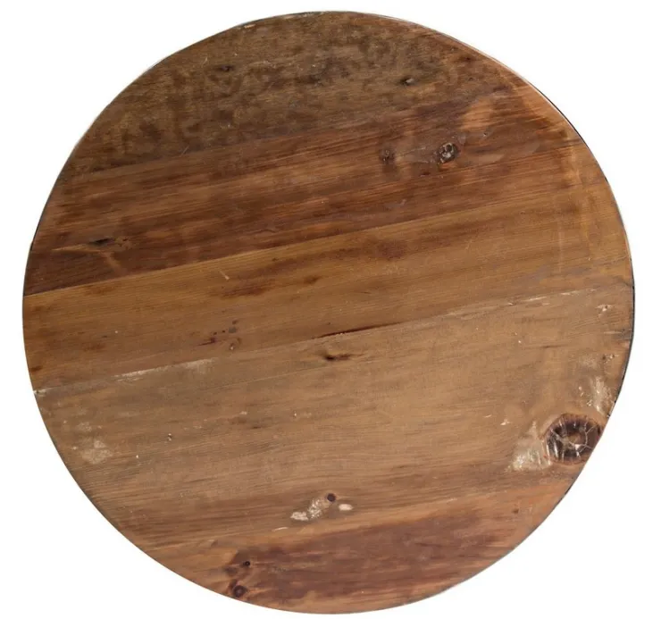Tavolini>Bizzotto TAVOLINO IN LEGNO RICICLATO BIANCO D70 - LANCASTER