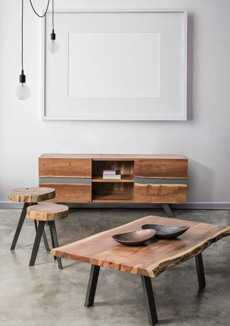 Tavolini>Bizzotto TAVOLINO IN LEGNO 115x65 - ARON