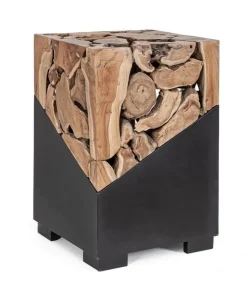 Tavolini>Bizzotto TAVOLINO IN LEGNO 40X40 - GRENADA