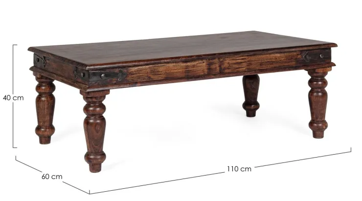 Tavolini>Bizzotto TAVOLINO IN LEGNO 110X60 - JAIPUR