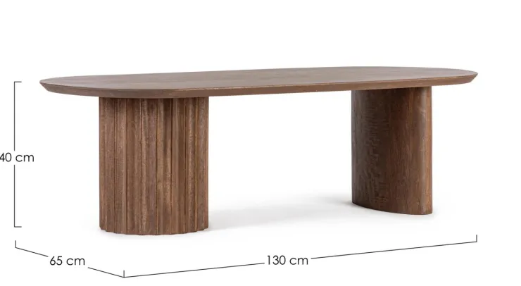 Tavolini>Bizzotto TAVOLINO IN LEGNO 130X65 - ORISSA