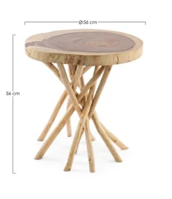 Tavolini>Bizzotto TAVOLINO IN LEGNO 56X56 - SOLIDAD