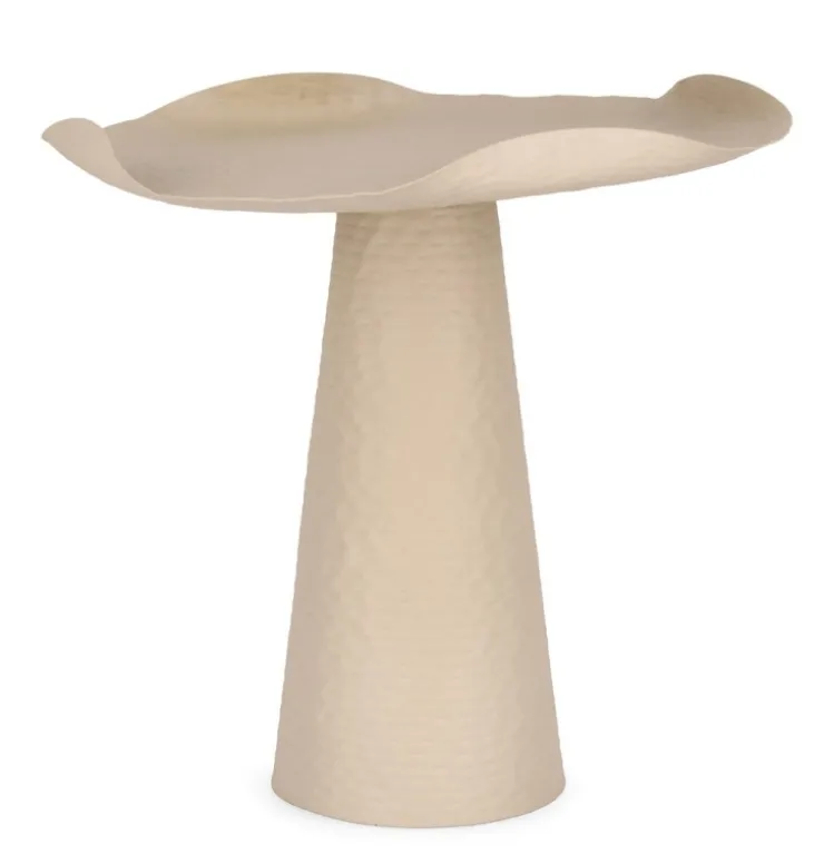 Tavolini>Bizzotto TAVOLINO IN METALLO BEIGE - LALITA