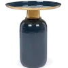 Tavolini>Bizzotto TAVOLINO IN METALLO BLU D40.5 - NALIMA