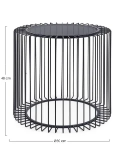 Tavolini>Bizzotto TAVOLINO IN METALLO D50 - KIERAN