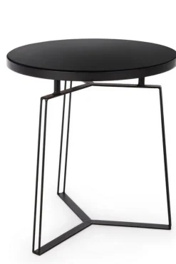Tavolini>Bizzotto TAVOLINO IN METALLO NERO D50 - ZAIRA