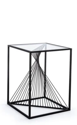 Tavolini>Bizzotto TAVOLINO IN METALLO 40X40 - ESPIRAL