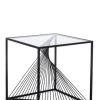 Tavolini>Bizzotto TAVOLINO IN METALLO 48X48 - ESPIRAL