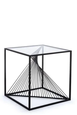 Tavolini>Bizzotto TAVOLINO IN METALLO 48X48 - ESPIRAL