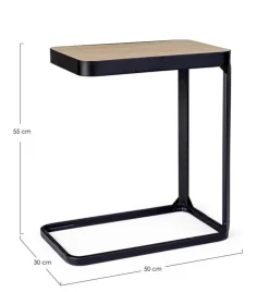 Tavolini>Bizzotto TAVOLINO IN METALLO 50X30 - EVERITT