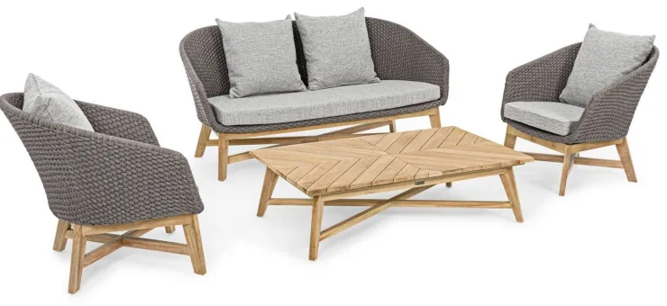 Tavolini>Bizzotto TAVOLINO IN TEAK - COACHELLA