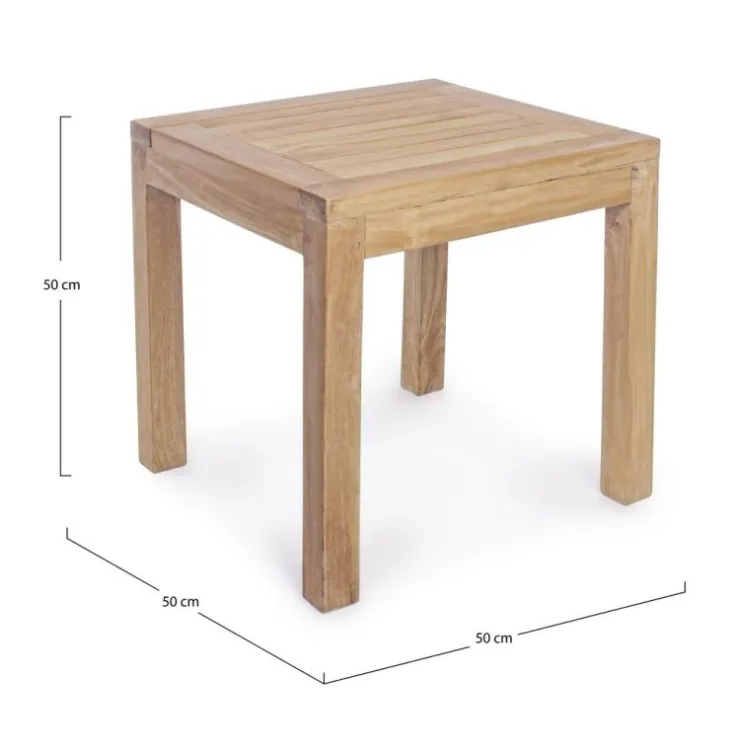 Tavolini>Bizzotto TAVOLINO IN TEAK - QUADRO