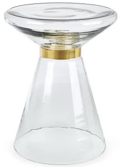 Tavolini>Bizzotto TAVOLINO IN VETRO CLEAR D36 - AZMIN