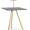 Tavolini>Bizzotto TAVOLINO IN VETRO 40X40 - INESH
