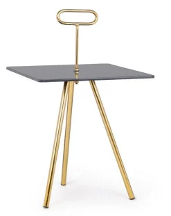 Tavolini>Bizzotto TAVOLINO IN VETRO 40X40 - INESH