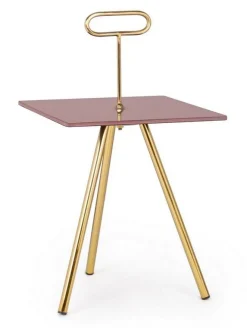 Tavolini>Bizzotto TAVOLINO IN VETRO 35X35 - INESH