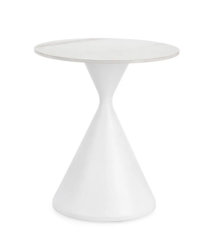 Tavolini>Bizzotto TAVOLINO JOONA D50 BIANCO