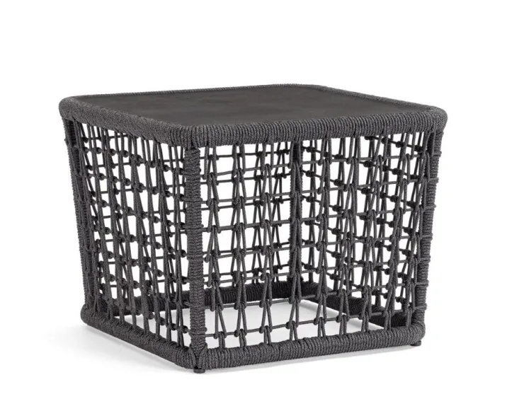 Tavolini>Bizzotto TAVOLINO KOLLAR 60X60 ANTRACITE