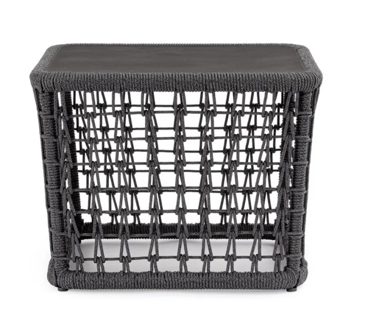 Tavolini>Bizzotto TAVOLINO KOLLAR 60X60 ANTRACITE