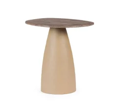 Tavolini>Bizzotto TAVOLINO STANLEY TOP RUSTIC BROWN 50