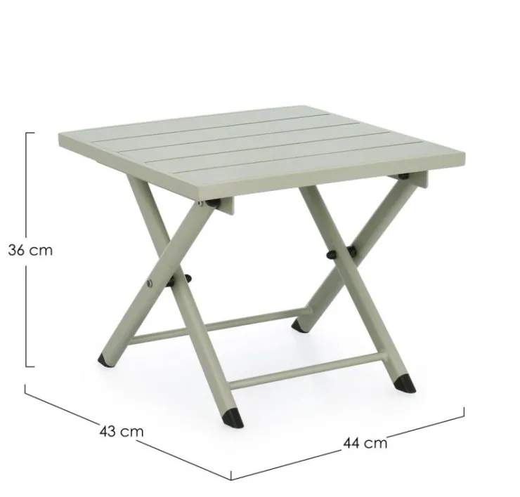 Tavolini>Bizzotto TAVOLINO TAYLOR 44X43 BREEZE