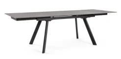Tavoli>Bizzotto TAVOLO ALL. JARKKO 160-240X90 NERO
