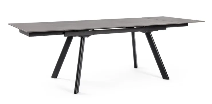 Tavoli>Bizzotto TAVOLO ALL. JARKKO 160-240X90 NERO