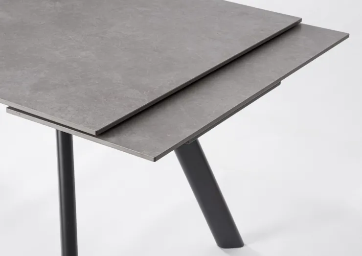 Tavoli>Bizzotto TAVOLO ALL. JARKKO 160-240X90 NERO