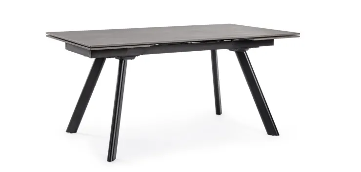 Tavoli>Bizzotto TAVOLO ALL. JARKKO 160-240X90 NERO