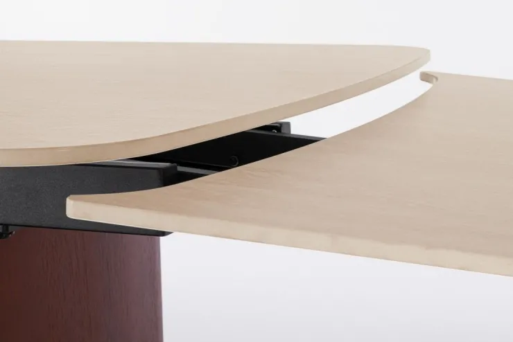 Tavoli>Bizzotto TAVOLO ALL. MAILIS 180/260X90 NOCE/TRAV.