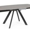 Tavoli>Bizzotto TAVOLO ALL. RAILI 119.5/180X85 NERO/GRIG