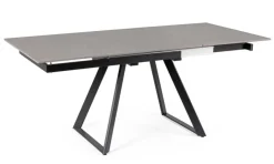 Tavoli>Bizzotto TAVOLO ALL. REETA 120/180X90 NERO/GRIGIO