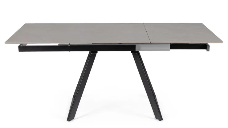 Tavoli>Bizzotto TAVOLO ALL. REETA 120/180X90 NERO/GRIGIO