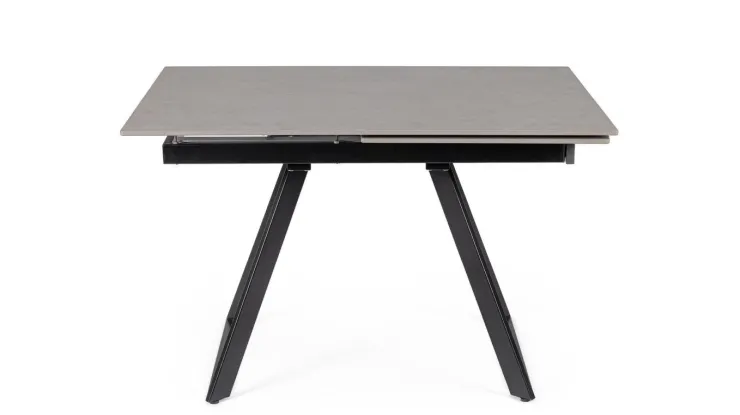 Tavoli>Bizzotto TAVOLO ALL. REETA 120/180X90 NERO/GRIGIO