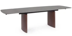 Tavoli>Bizzotto TAVOLO ALL.MAILIS 180/260X90 NOCE/GRIGIO
