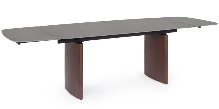 Tavoli>Bizzotto TAVOLO ALL.MAILIS 180/260X90 NOCE/GRIGIO
