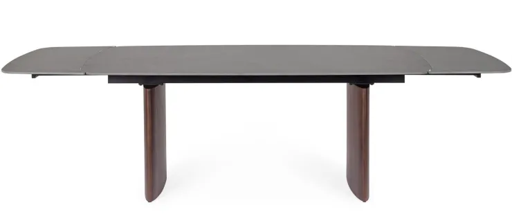 Tavoli>Bizzotto TAVOLO ALL.MAILIS 180/260X90 NOCE/GRIGIO