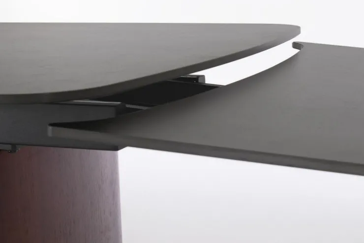 Tavoli>Bizzotto TAVOLO ALL.MAILIS 180/260X90 NOCE/GRIGIO