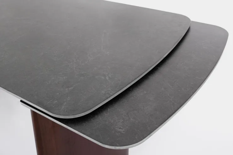 Tavoli>Bizzotto TAVOLO ALL.MAILIS 180/260X90 NOCE/GRIGIO