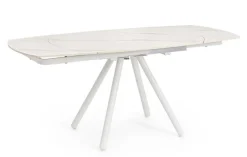 Tavoli>Bizzotto TAVOLO ALL.RAITA 119/178X89.4 BIANCO/BIA