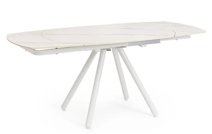 Tavoli>Bizzotto TAVOLO ALL.RAITA 119/178X89.4 BIANCO/BIA