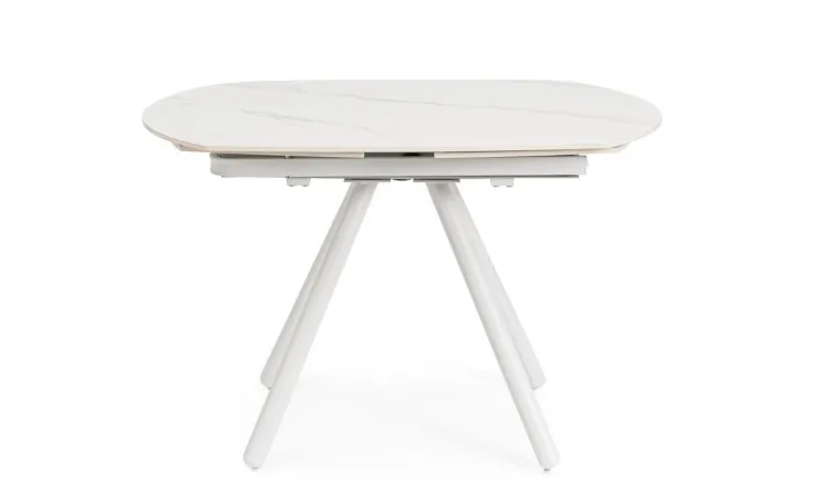 Tavoli>Bizzotto TAVOLO ALL.RAITA 119/178X89.4 BIANCO/BIA