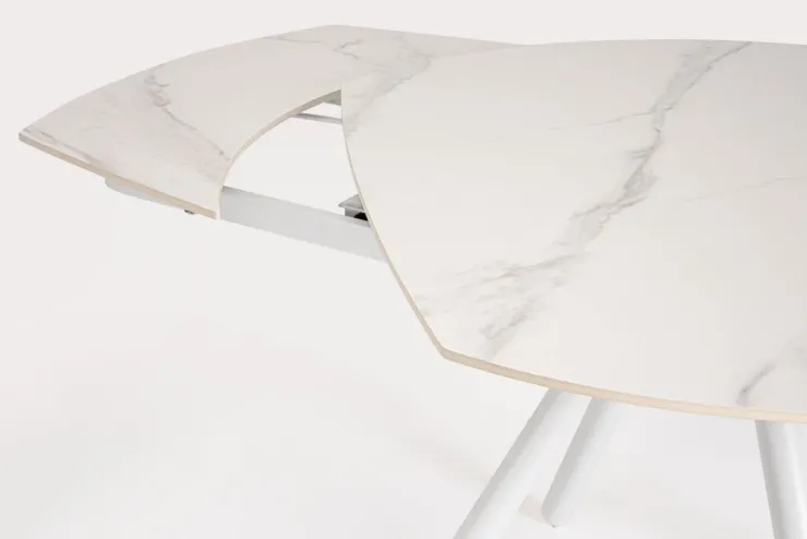 Tavoli>Bizzotto TAVOLO ALL.RAITA 119/178X89.4 BIANCO/BIA