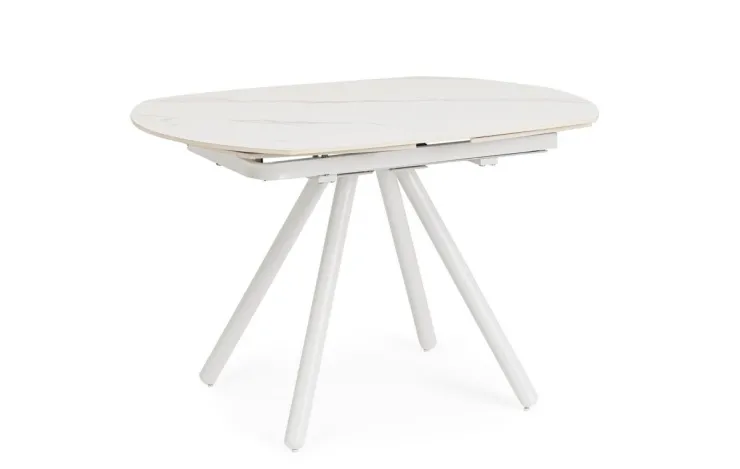Tavoli>Bizzotto TAVOLO ALL.RAITA 119/178X89.4 BIANCO/BIA